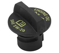 Oil Filler Cap 53013775AB Leakproof, ABS Replacement for Specific Vehicle | ABS Plastic Construction 1.93 Inch Diameter Black Finish Direct Fit Engine Bay Dress Up 53013775AA Compatible Replacement
