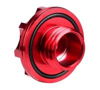 Oil Filler Cap,Car Engine Oil Cap Cover Replacement Accessories Compatible With for B16 B18 B20 K20 K24 BK (Red)