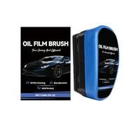 Oil Film Cleaning Brush, 150ml Refillable Vision Cleaner, Handheld Car Glass Brush, Automotive Window Care Tool, Smudge Removal Accessory, Safe Driving Feature FOR Vehicle Use