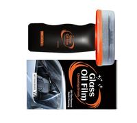 Oil Film Cleaning Brush - Manual Cleaning Tool For Car , Windshield And Mirrors | Removes Streaks, Grease Residues And Water Stains For Clear Vision