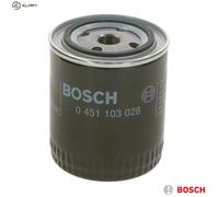 Bosch Oil Filter 0 451 103 028 - For Fendt, Lancia (Prisma, Delta I)
