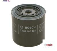 Bosch Oil Filter P3251 / 0451103251 - Screw-On, Fits Chrysler Dodge Jeep Land Rover
