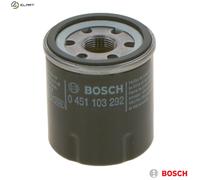 Bosch Oil Filter P3292 (0451103292) – 66 mm Outer Ø – Fits Aixam & Renault Clio, Kangoo, Twingo