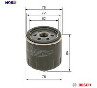 Bosch P3318 - Oil Filter Car