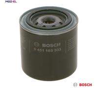 Bosch Oil Filter P3333 (0451103333) Spin-on, 2 Anti-Return Valves – Fits Chrysler Ford Jeep Mazda