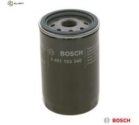 Bosch Oil Filter P3340 (0451103340) - 76mm Ø - Fits MG ZS ZT ZT-T, Rover 45 & 75