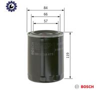 Bosch Premium Oil Filter P2000 0986452000