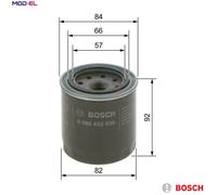 Bosch P2036 - Oil Filter Car
