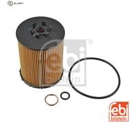 febi bilstein 108995 Oil Filter with seal rings, 1 unit