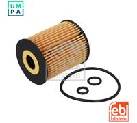 febi bilstein Oil Filter 109621 with seal rings, 1 unit
