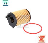 febi bilstein 170088 Oil Filter with seal ring, 1 unit