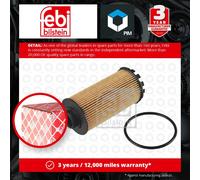febi bilstein 170945 Oil Filter with seal ring, 1 unit