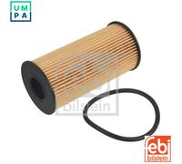 febi bilstein 171346 Oil Filter with seal ring, 1 unit | Compatible with: DACIA DOKKER Express Kasten/Großraumlimousine, DUSTER, LODGY, LOGAN II