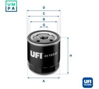 UFi Oil Filter 23.103.00 Spin-on for Ford Opel Austin Rover MG Innocenti