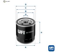 UFi Oil Filter 23.103.00 Spin-on for Ford Opel Austin Rover MG Innocenti