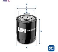 OIL FILTER 23.265.00 FOR MITSUBISHI CHARIOT SPACE/WAGON/RUNNER ETERNA/V EXPO