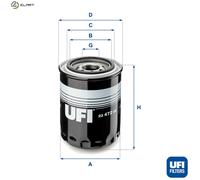 UFI 23.472.00 Oil filter