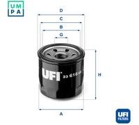 OIL FILTER 23.616.00 FOR MAZDA CX-5/SUV ROADSTER/Targa/IV CX-3 MX-5/RF/MIATA 2