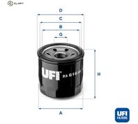 UFI 23.616.00 Oil Filter for MAZDA