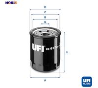 UFi Oil Filter 23.617.00 – Spin-on for Subaru Outback/Crosstrek/XV Forester 1.6L
