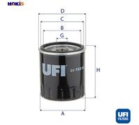 UFI 23.752.00 Oil filter