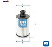 UFI 25.073.02 Oil filter
