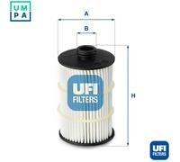 UFi Oil Filter 25.090.00 – for Audi A6/S6, A8L, A7/Sportback/S7; Bentley CTGE/CRDB 4.0L