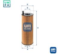 UFI OIL FILTER 25.105.00
