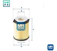 UFi Oil Filter 25.178.00 – for Mercedes‑Benz & Infiniti (GLA‑Class, C‑Class, Vito, SLK 2.0L)