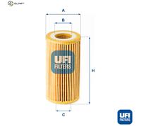 UFI 25.180.00 Oil filter