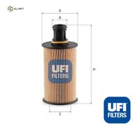 UFI 25.290.00 Oil filter