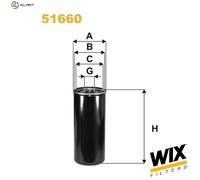 OIL FILTER 51660 FOR VOLVO D12A340/D12D340/D12C340/D12D380/D12C380 12.1L 6cyl