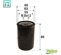 VALEO 586013 Oil filter