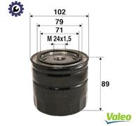 VALEO 586061 Oil filter