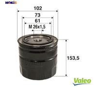 VALEO 586085 Oil filter