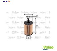 Valeo Oil Filter 586506 - Fits VW, Skoda, Seat, Audi, Ford, Mitsubishi
