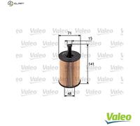 Valeo Oil Filter 586506 - Fits VW, Skoda, Seat, Audi, Ford, Mitsubishi
