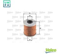 VALEO 586543 Oil filter