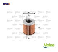 VALEO 586543 Oil filter