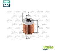 VALEO 586543 Oil filter