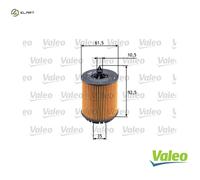 VALEO 586563 Oil filter