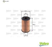 VALEO 586579 Oil Filter Engine Filters Excellent Filtration Properties, Longlife Capacity, Exact and Easy Fit