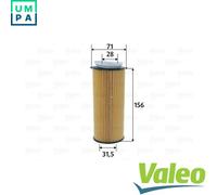 VALEO 586603 Oil filter