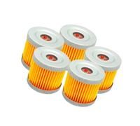 Oil Filter 5Pcs Motorcycle Engine Oil Filter Motorcycle Oil Filters Elements For AN125 For AN150 For VECSTAR For CS125 For DR125 For EN125