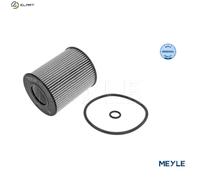 Meyle Oil Filter 714 322 0008 Filter Insert with Seal for Ford, Mazda Mondeo III