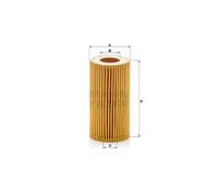 MANN-FILTER Oil Filter Insert HU 7012 z – Fits Audi A4/A5/A6/A7, VW Q7/Touareg II