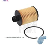 Blue Print Oil Filter ADK82107 with seal ring - Pack of 1 - fits Fiat 55214974/71751127