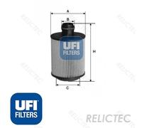 UFI 54.268.00 Pollen filter
