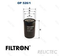 FILTRON OP 526/1 Oil filter