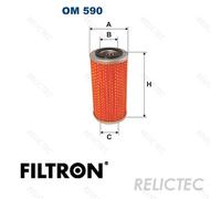 Oil Filter Austin Aston Martin Rover Carbodies Triumph MG Austin-Healey 250657